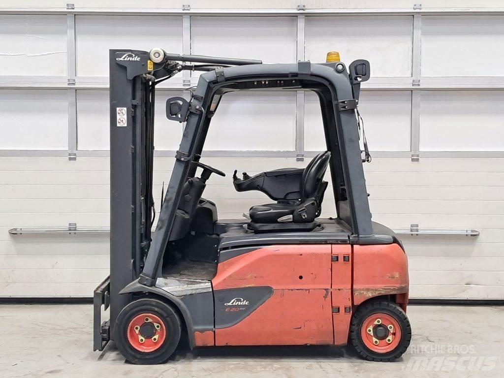 Linde E20PL-02 전동 지게차