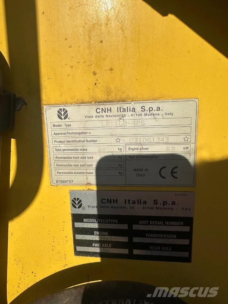 New Holland LB 110 B  브레이크