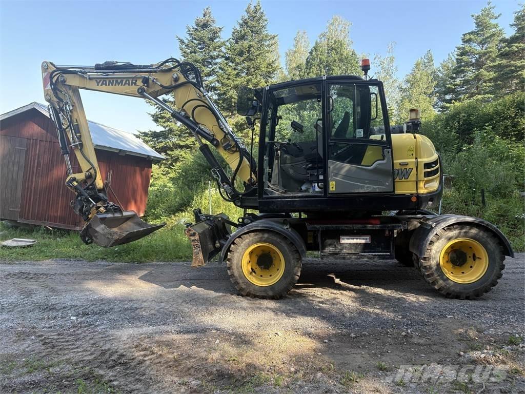 Yanmar B110W  휠 굴삭기