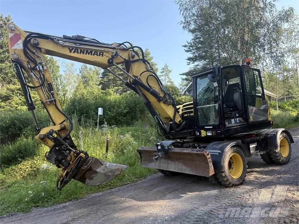 Yanmar B110W  휠 굴삭기