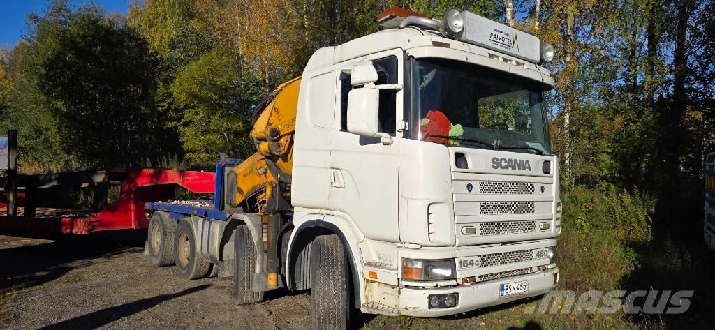 Scania R 144 G 크레인 트럭