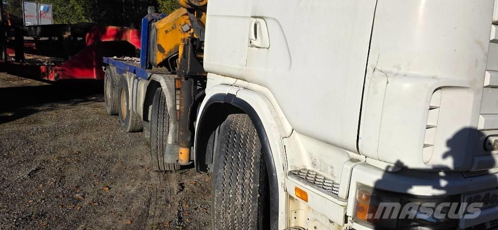 Scania R 144 G 크레인 트럭
