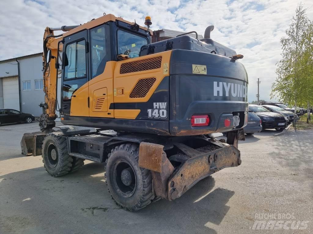 Hyundai HW 140  휠 굴삭기