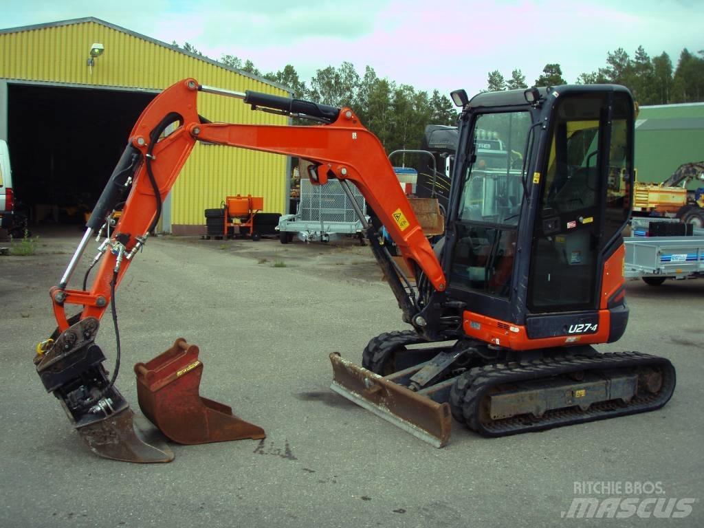 Kubota U 27-4 소형 굴삭기 7톤 미만