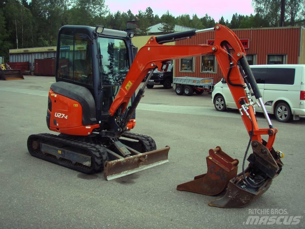 Kubota U 27-4 소형 굴삭기 7톤 미만