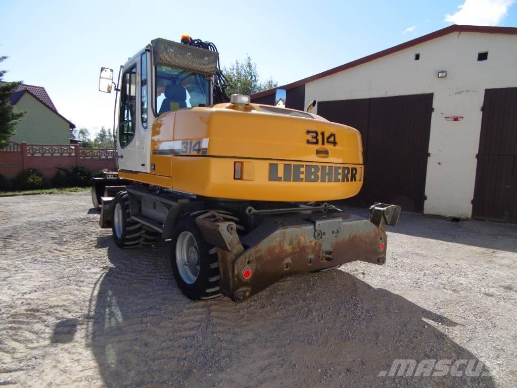 Liebherr A314  휠 굴삭기