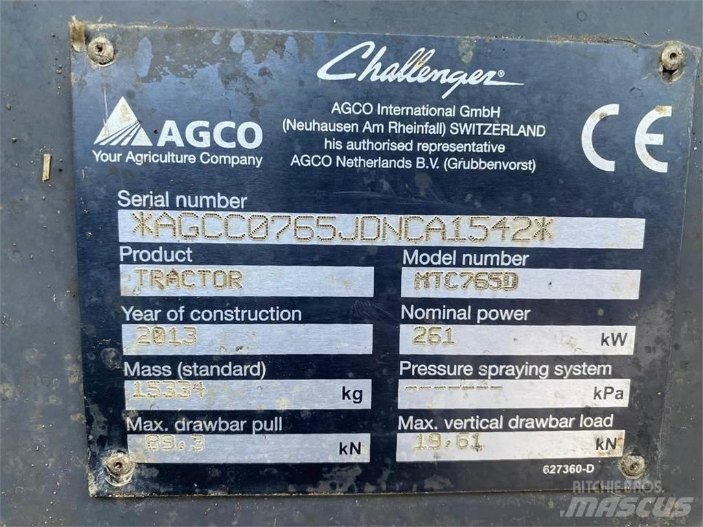 Challenger MT 765D 트랙터