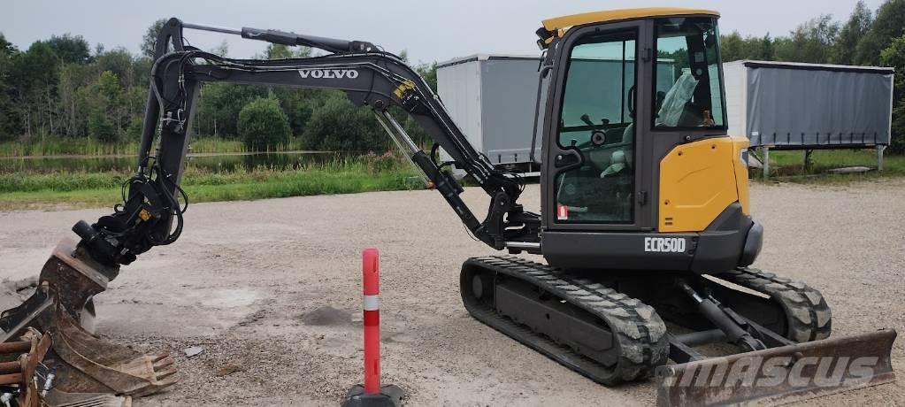 Volvo ECR 50 D 소형 굴삭기 7톤 미만