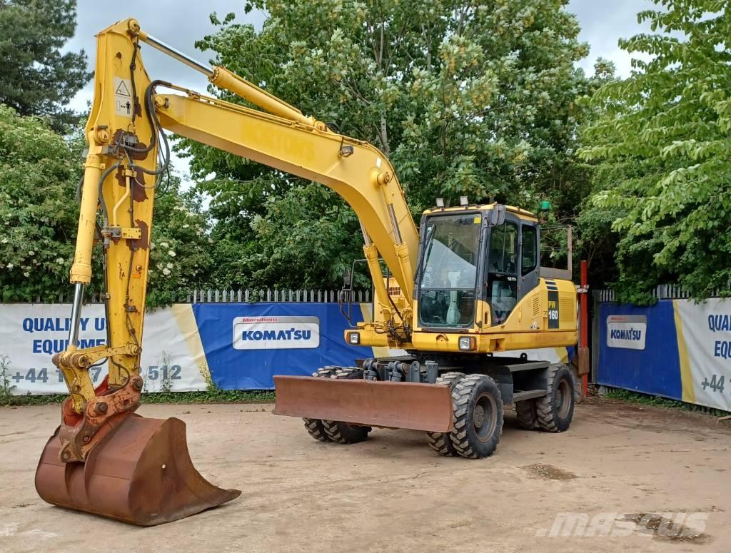 Komatsu PW 160-7  휠 굴삭기