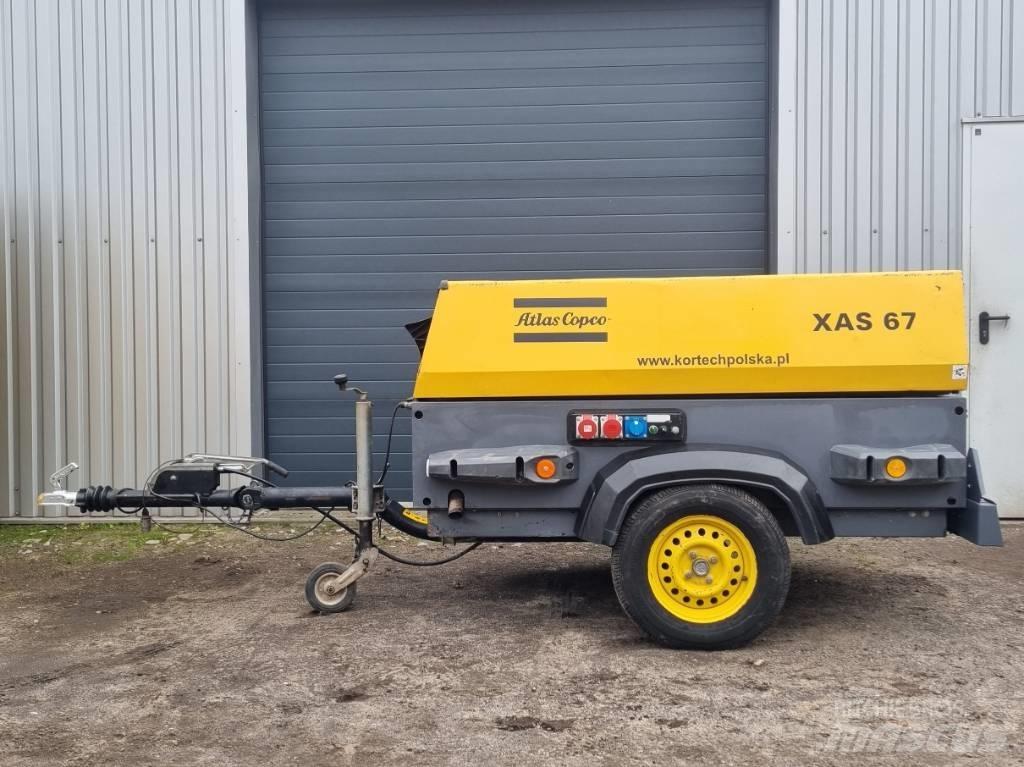Atlas Copco XAS 67 콤푸레샤