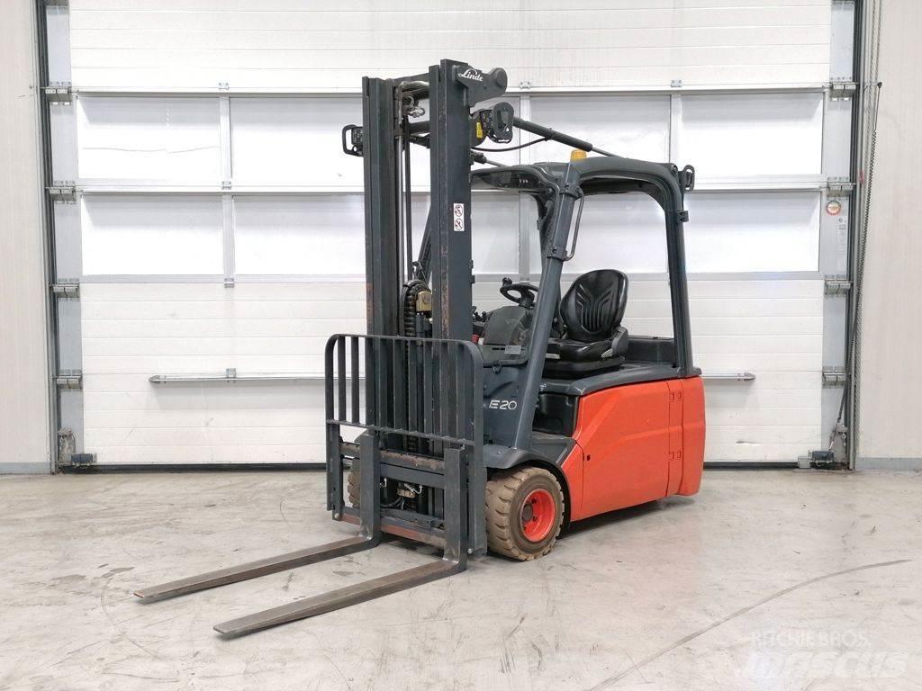 Linde E20L-01 전동 지게차