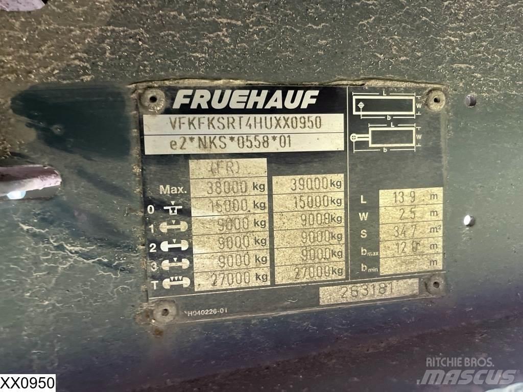 Fruehauf Tautliner 커튼사이더 세미 트레일러
