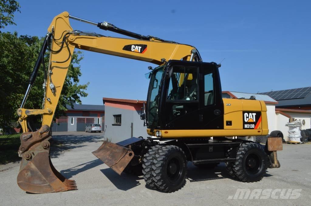 CAT M 313 D  휠 굴삭기