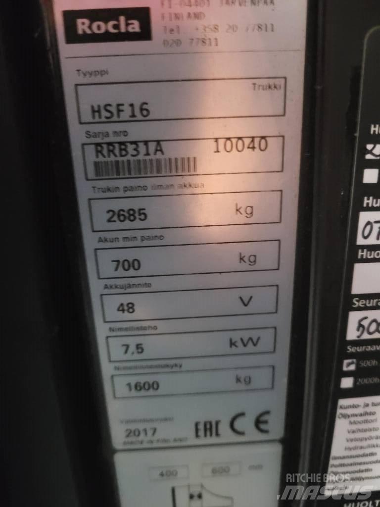 Rocla HSF16 리치 트럭