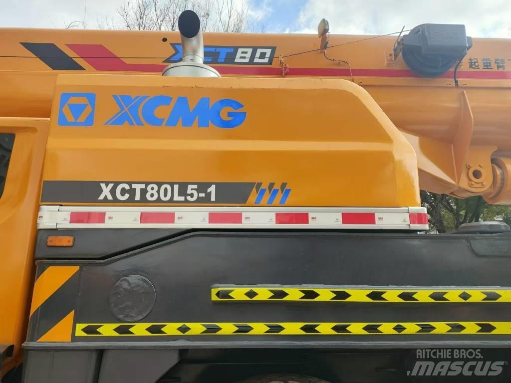 XCMG XCT80L5 자재 기중기 및 권양기