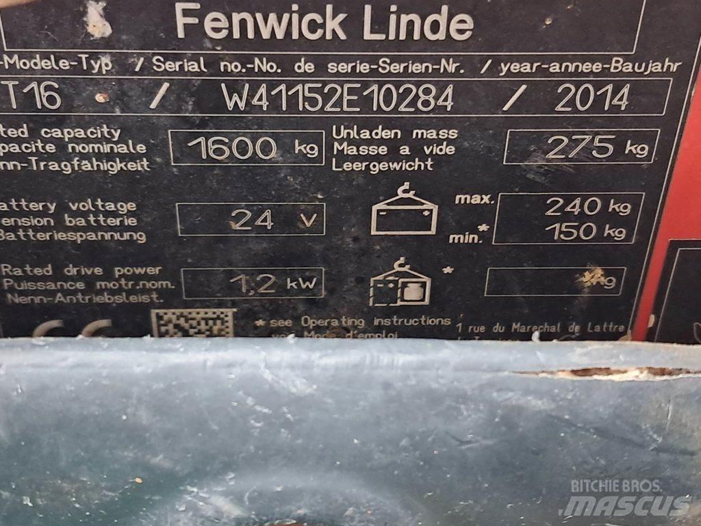 Linde T16 경량 리프터