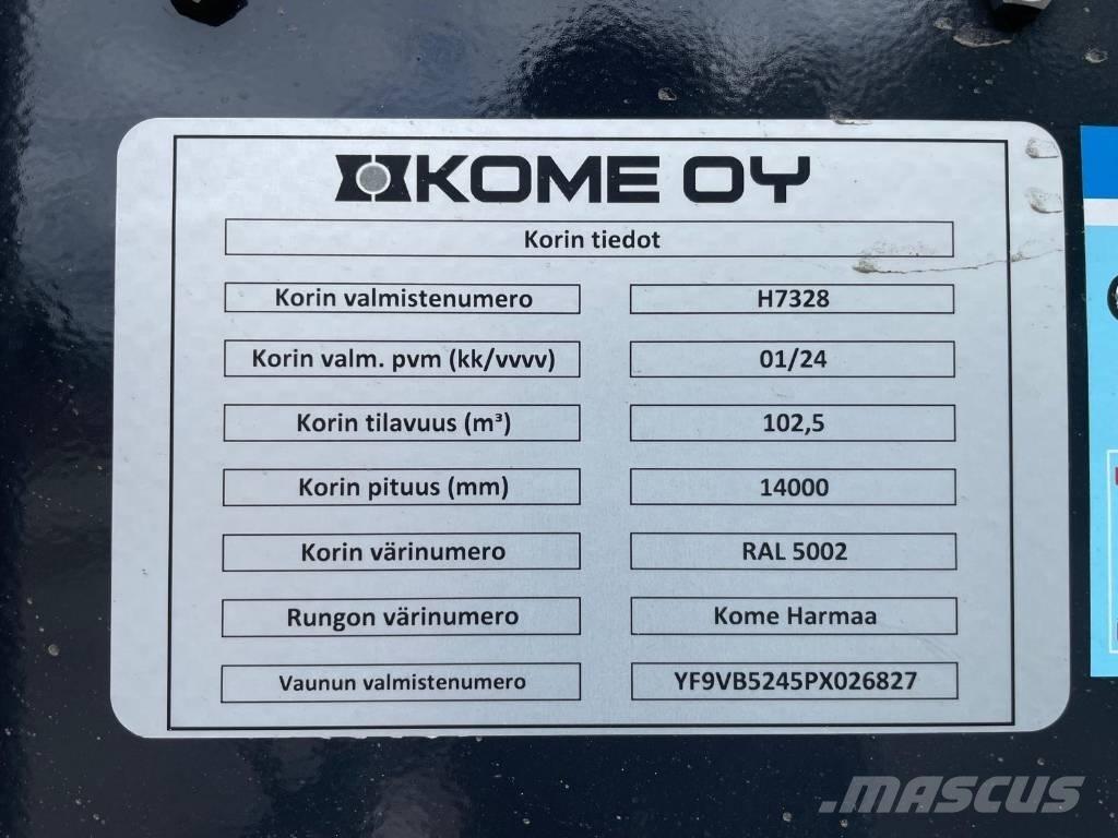 Kome BMPV-5i 우드칩 트레일러