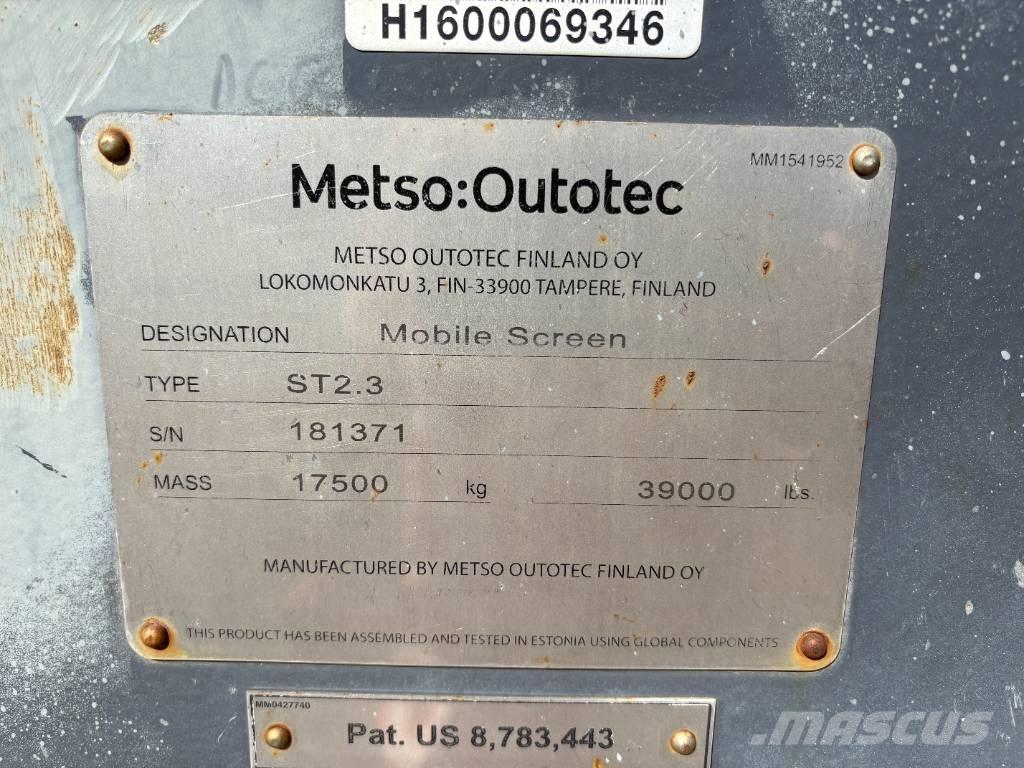 Metso ST2.3 스크리너