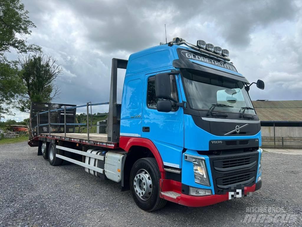 Volvo FM 11 330 플랫베드/윈치 트럭