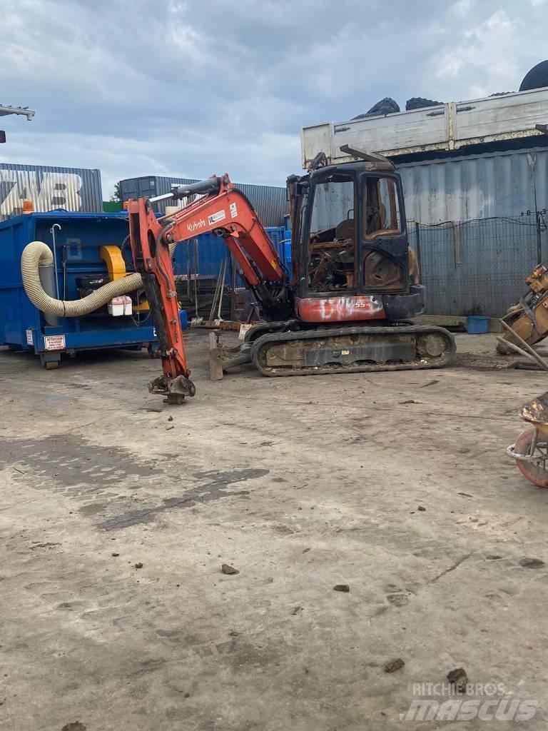 Kubota U 55-4 붐 및 디퍼