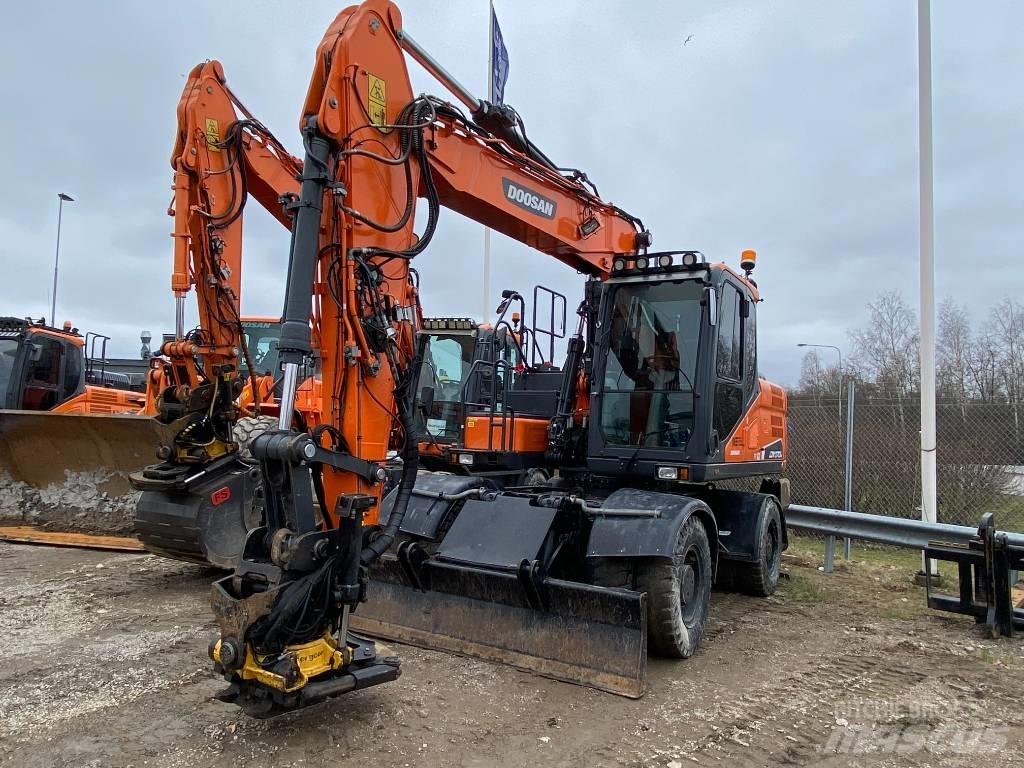Doosan DX170W-5  휠 굴삭기