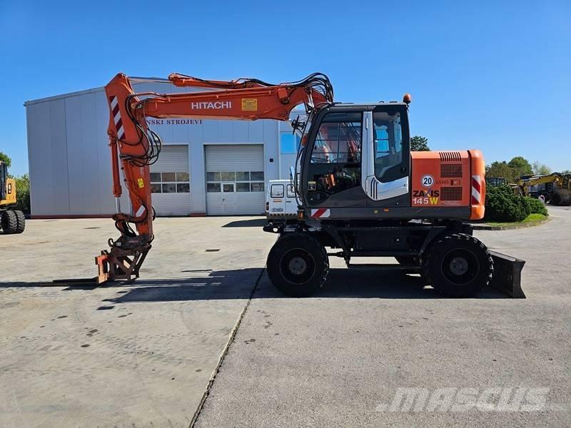 Hitachi ZX 145 W-3  휠 굴삭기
