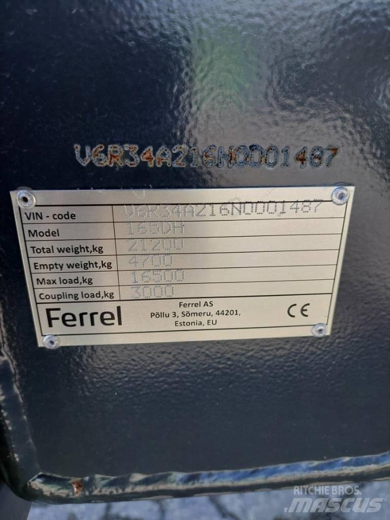 Ferrel 165 DH 티퍼 트레일러