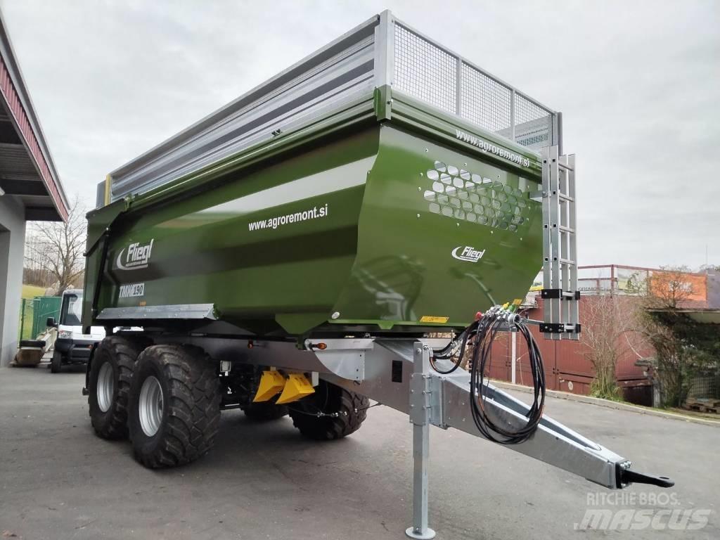 Fliegl TMK 190 FOX 스킵 로더 트레일러