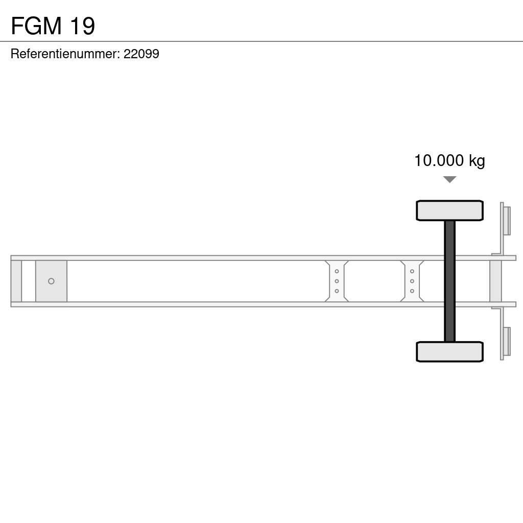 FGM 19 차량 운반용 세미 트레일러