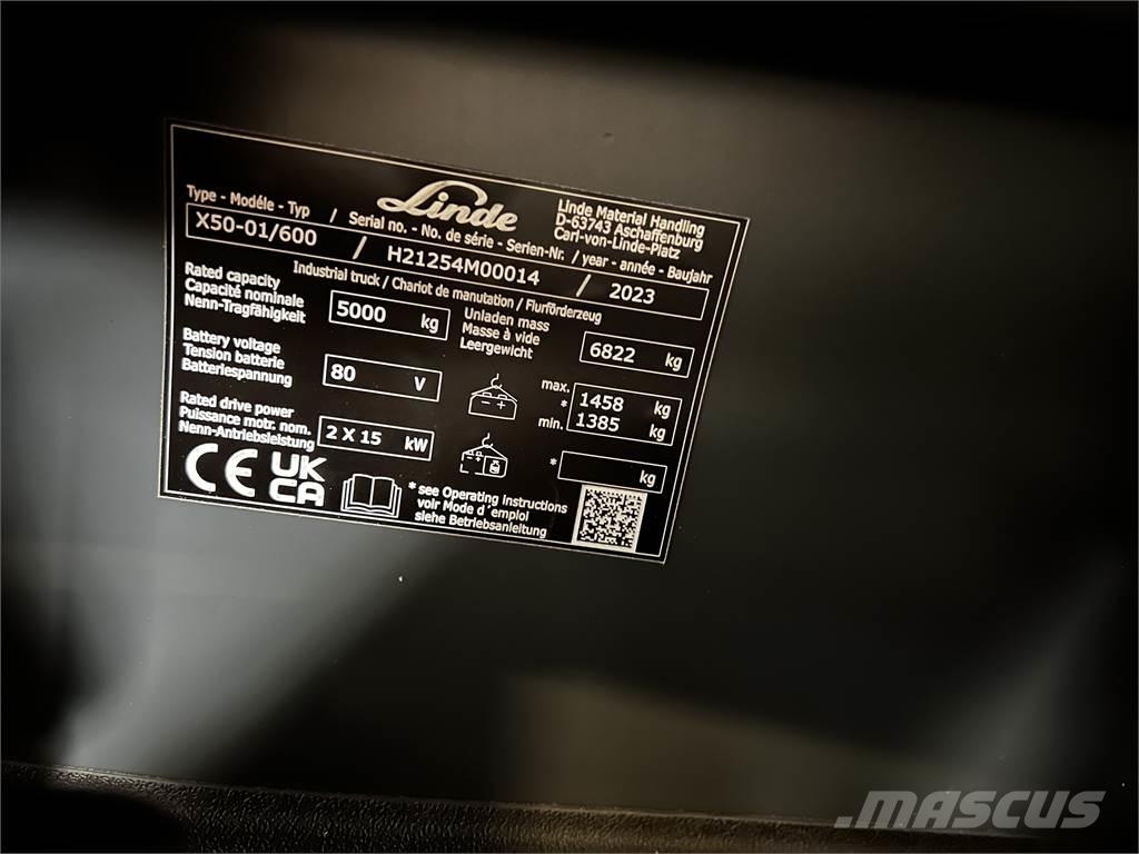 Linde X50 전동 지게차