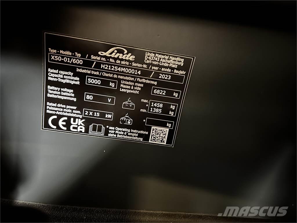 Linde X50 전동 지게차