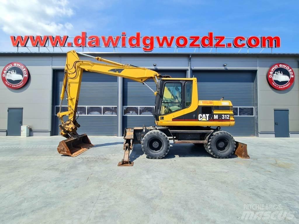 CAT M 312  휠 굴삭기