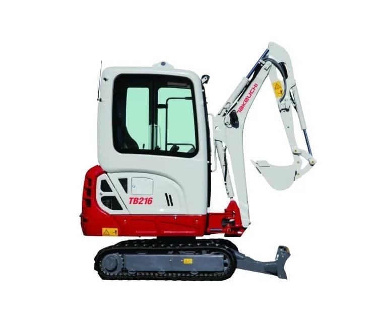 Takeuchi TB216 소형 굴삭기 7톤 미만