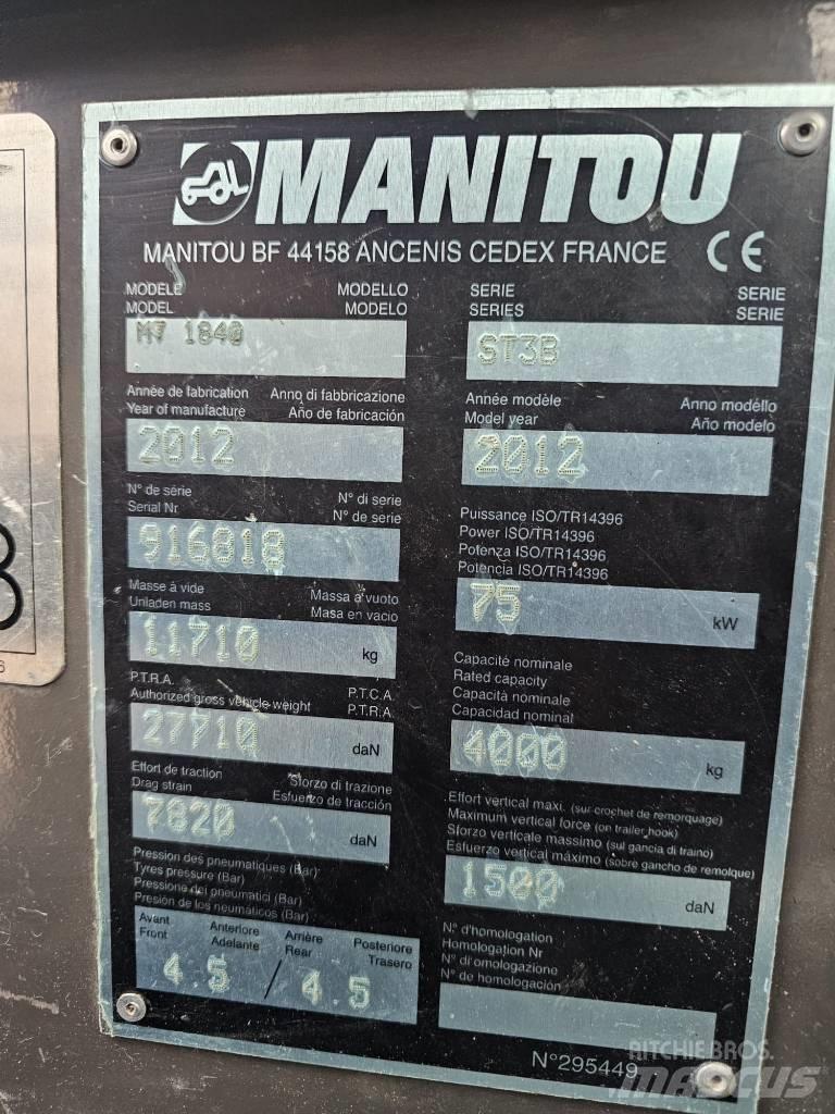 Manitou MT1840 텔러 핸들러
