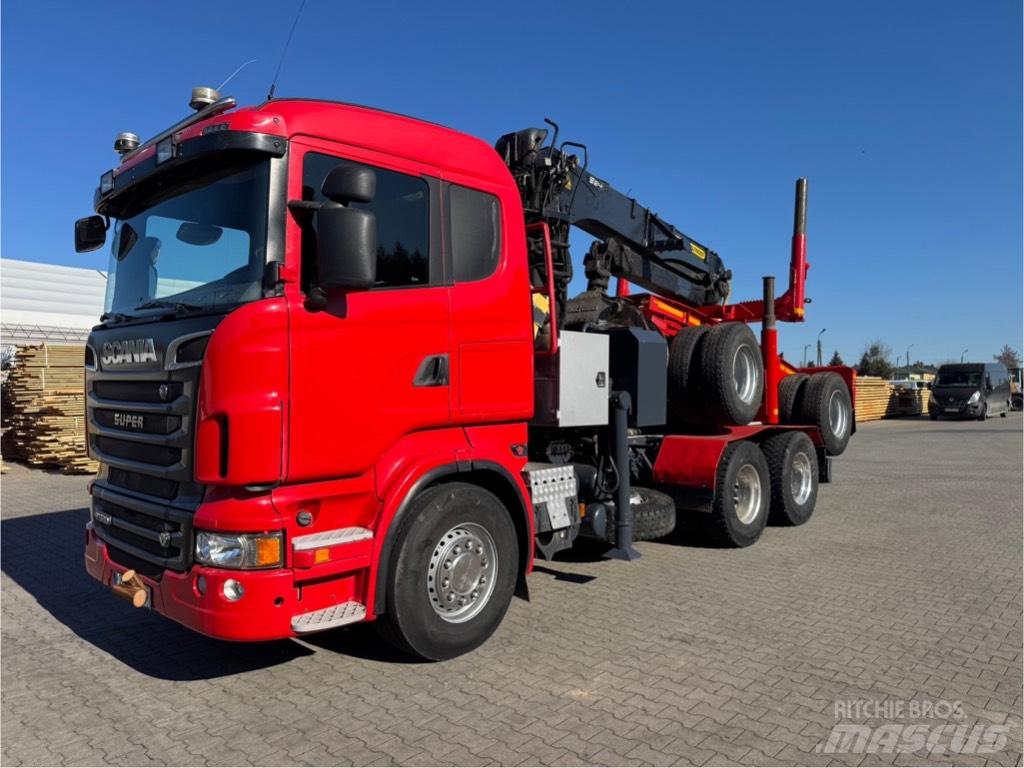 Scania R 560 목재 트럭