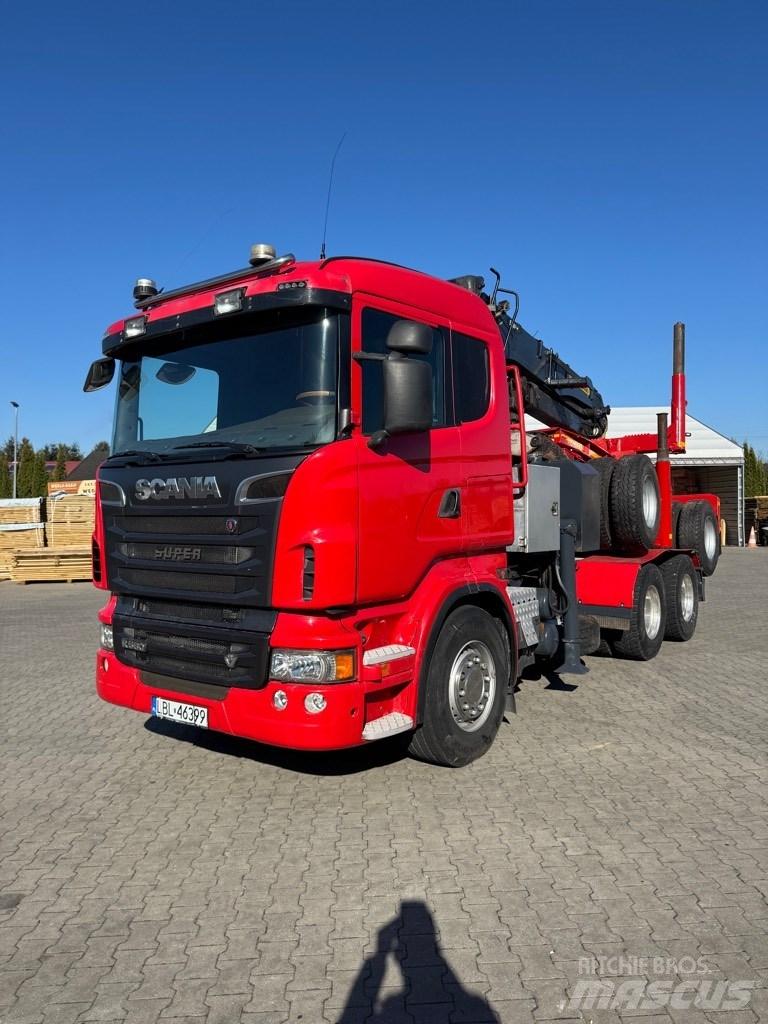 Scania R 560 목재 트럭