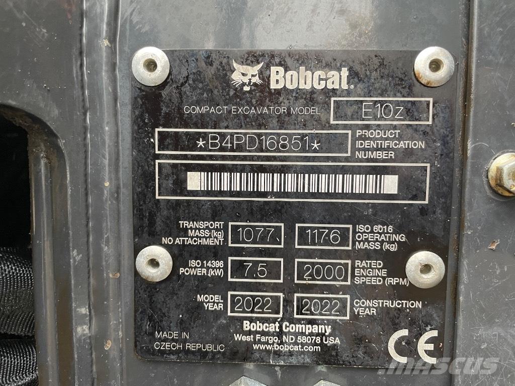 Bobcat E 10z 소형 굴삭기 7톤 미만