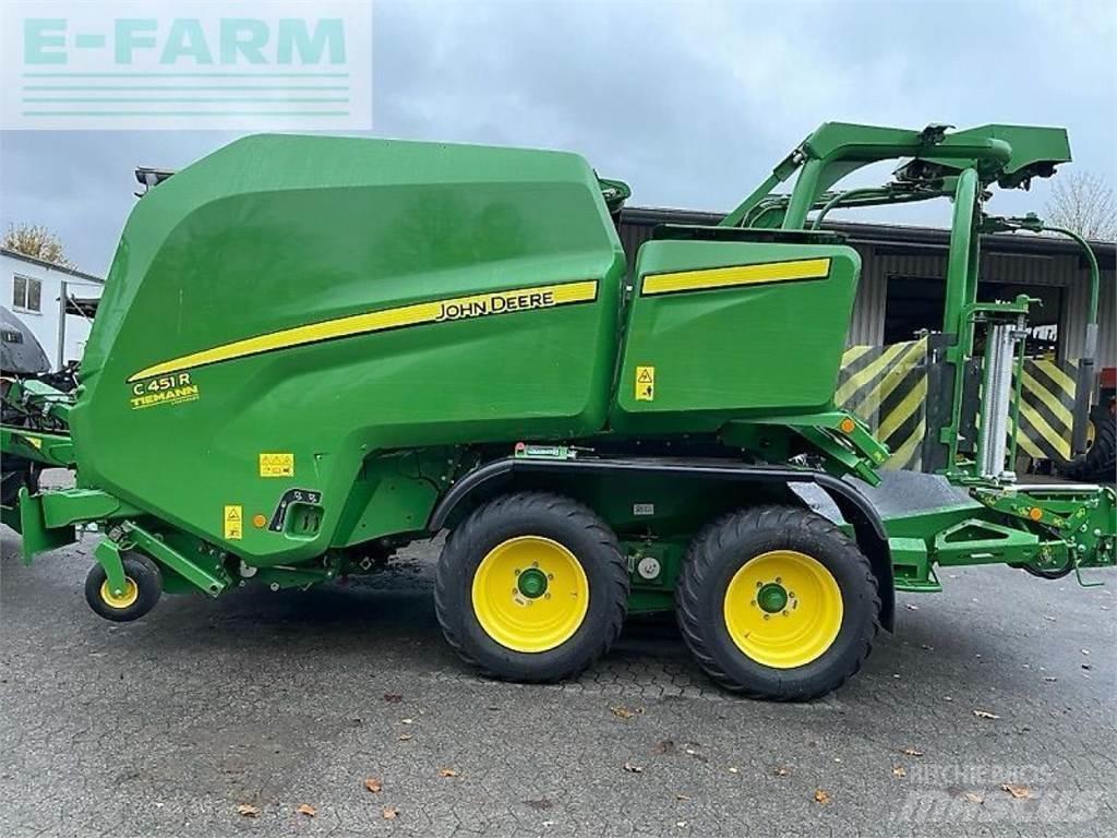 John Deere c451r 각형 곤포기