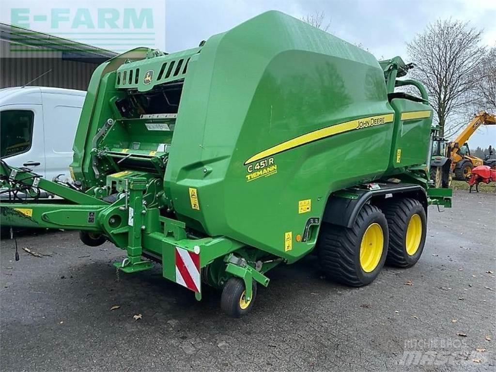John Deere c451r 각형 곤포기