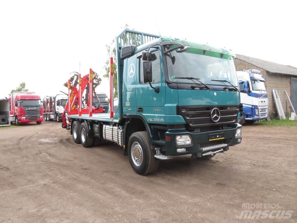 Mercedes-Benz 6X4 목재 트럭