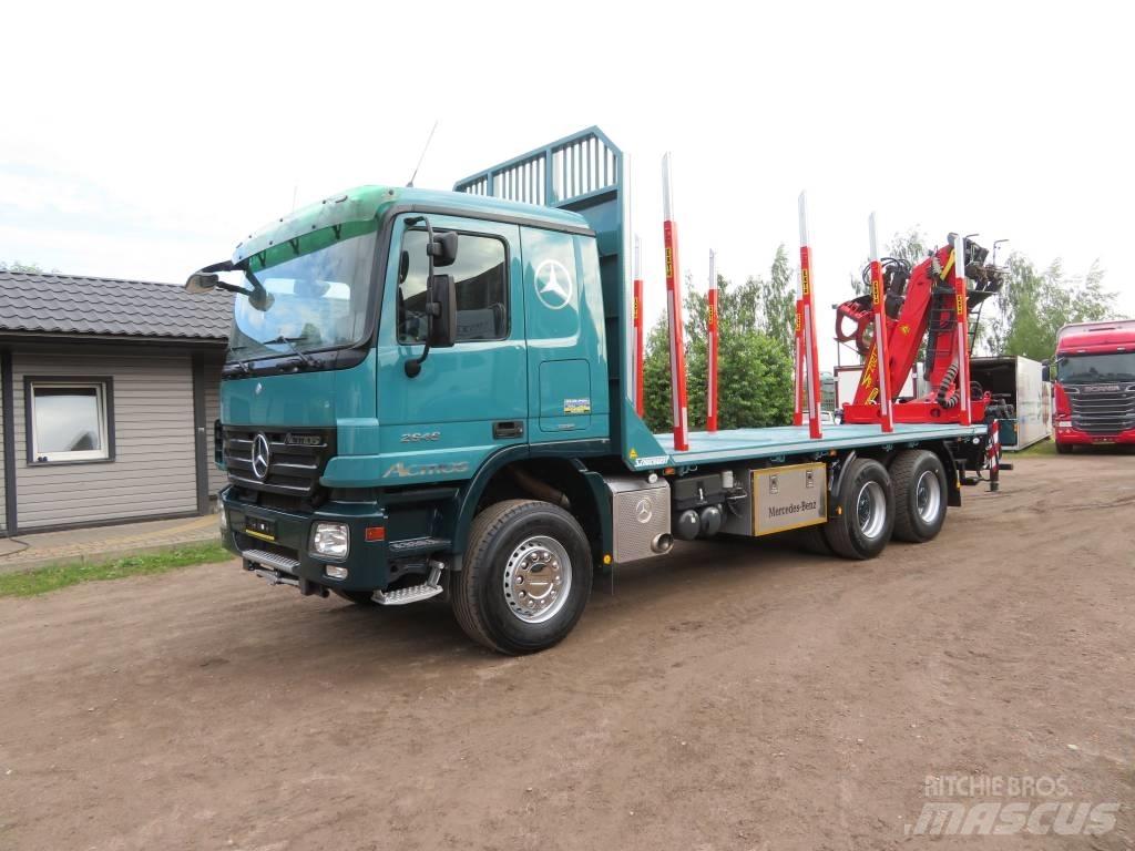 Mercedes-Benz 6X4 목재 트럭