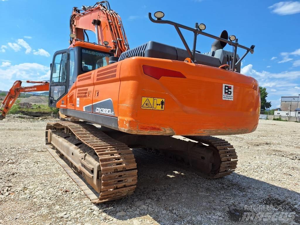 Doosan DX 380 대형 굴삭기 29톤 이상