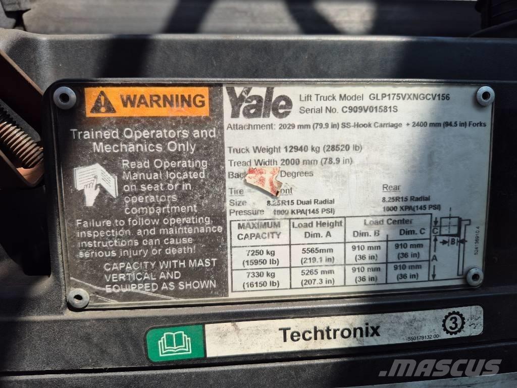 Yale GLP175VXNGCV156 그 외 지게차