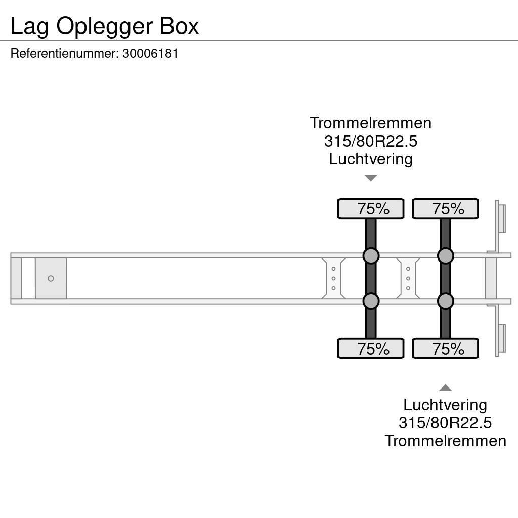 LAG Oplegger Box 박스 바디 세미 트레일러