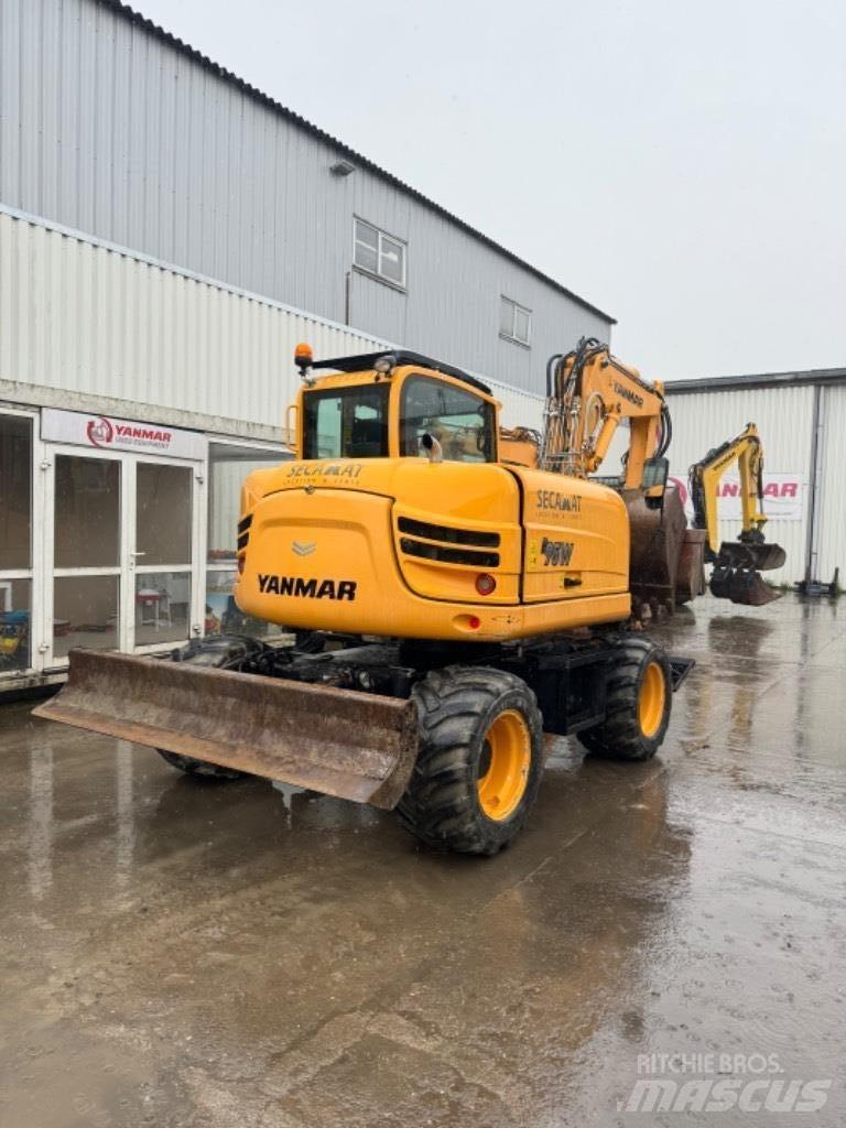 Yanmar B95W (40496)  휠 굴삭기
