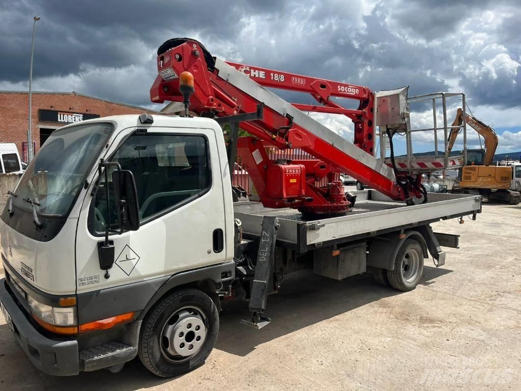 Mitsubishi Canter 훅 리프트 트럭