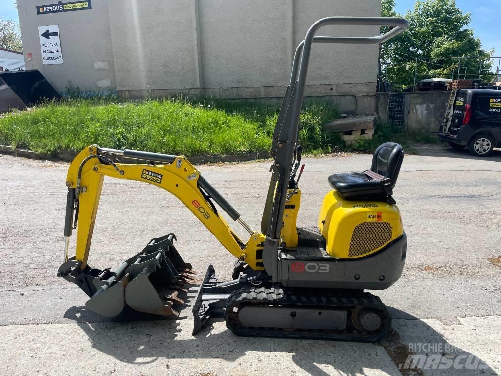 Wacker Neuson 803 소형 굴삭기 7톤 미만