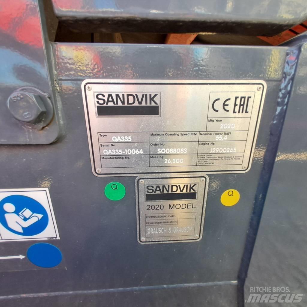 Sandvik QA 335 스크리너