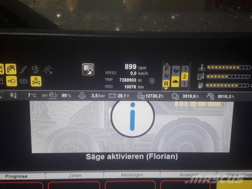 Ponsse Ergo 8W 원목 하베스터