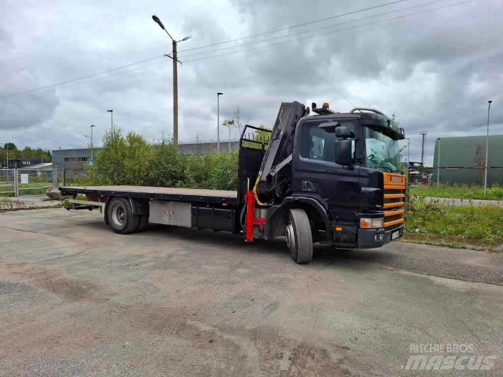 Scania P 124 크레인 트럭